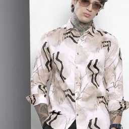 The Indian Garage Co Slim Fit Floral Printed Casual Shirt-picture-32