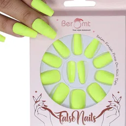 BEROMT 12 Pcs Long-Lasting Premium Matte Salon Finish Press On Nails - Shade 527-picture-23