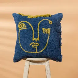 thegasbh Blue Cotton Tufted Cushion Covers (Pack Of 2)-picture-13