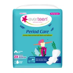 everteen XXL Sanitary Napkin Pads with Neem & Safflower - 40 Pieces-picture-39