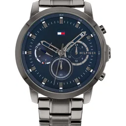 Tommy Hilfiger Men Navy Dial & Bracelet Style Straps Jameson Chronograph Watch TH1791796W image 4