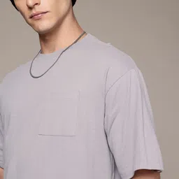 The Roadster Life Co. Pure Cotton Relaxed Fit Pocket T-shirt image 5