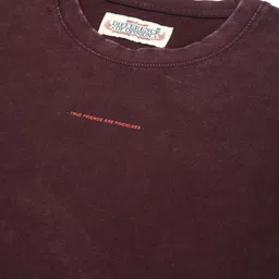 Difference of Opinion Typography Printed Oversized Cotton T-shirt image 5