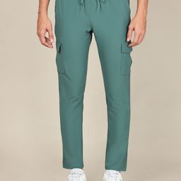 Technosport SS'24 Men Slim Fit Rapid Dry Antimicrobial Cargo Track Pants-picture-18