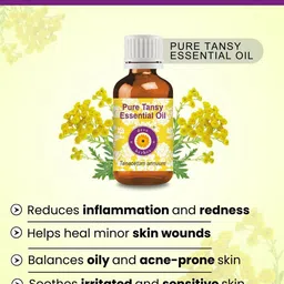 Deve Herbes Pure Tansy Essential Oil Steam Distilled - 5 ml image 2