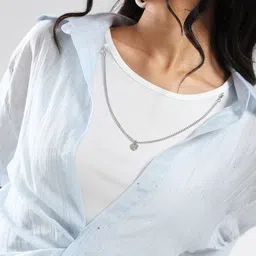 StyleCast X Sera Oversized Shirt Style Top with Tank Top image 2