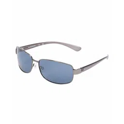 Skechers Men Rectangular Sunglasses With UV Protected Lens -SE8091 64 08V image 3