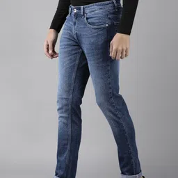 SPYKAR Men Skinny Fit Low-Rise Heavy Fade Stretchable Jeans image 3