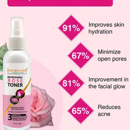 Aryanveda Set Of 24 Carat Gold Bleach Cream 450g & Rose Face Toner 100ml image 3