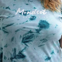 TITTLI Plus Size Abstract Printed Pure Cotton T-shirt Dress image 4