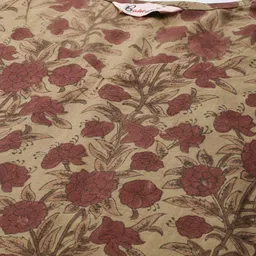 Bahe Kurtiz Floral Printed Pure Cotton Kurta with Trousers & With Dupatta image 3