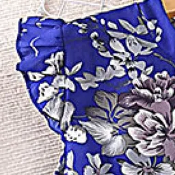 StyleCast x Revolte Floral Printed Cap Sleeves Pleated Fit & Flare Midi Dress image 3