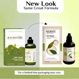 Richfeel Set of 2 Hair Repair Serum for Shiny & Smooth Hair - 60 ml each image 3