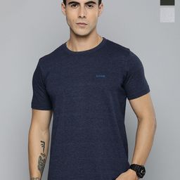 R.Code by The Roadster Life Co. Pack Of 3 Men Round Neck Short Sleeves Regular Fit Tshirts-picture-33