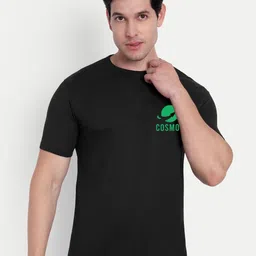 BENNY BROOKS Men Graphic Printed Regular Fit Cotton T-shirt image 2