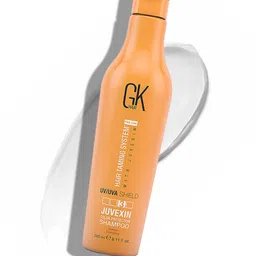 GK HAIR UVA Shield Color Protection Global Keratin Coloured Hair shampoo- 240 ml image 2