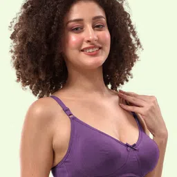 LYRA Medium Coverage Non Padded Seamless Cotton T-shirt Bra With All Day Comfort image 4