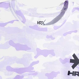 HRX by Hrithik Roshan Boys Camouflage Printed Sublimation T-shirt image 4