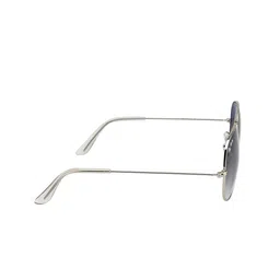 Ted Smith Unisex Blue Lens Aviator Sunglasses with UV Protected Lens AVIMAST_C21 image 5