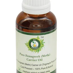 R V Essential Pure Fenugreek Methi Alochol Free Carrier Oil - 30 ml image 3