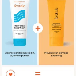 FoxTale Set Of 2 Gel Face Wash 100ml and SPF 50+PA+++ Sunscreen 50ml image 5