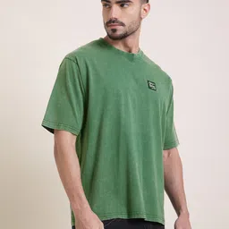 Difference of Opinion Typography Printed Oversized Cotton T-shirt image 5