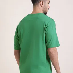 Difference of Opinion Typography Printed Oversized Cotton T-shirt image 3