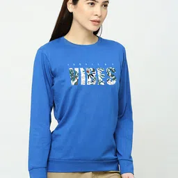 STATUS MANTRA Typography Printed Long Sleeves Pure Cotton T-shirts image 4