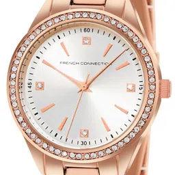 French Connection Women Round Dial Analogue Watch Gift Set FCW19RGM image 4