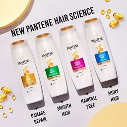Pantene Hair Science Silky Smooth Shampoo with Pro-Vitamins &Vitamin E - 340ml image 4