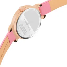 DressBerry Women Brass Leather Straps Analogue Watch DB-203-Pink image 4