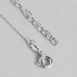 DressBerry 925 Sterling Silver Rhodium-Plated Pendants With Chains image 5