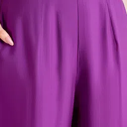 Indo Era Women Ethnic Motifs Embroidered Regular Kurta with Trousers & With Dupatta image 4