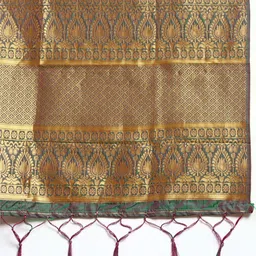 Royal Rajgharana Saree Woven Design Ethnic Motifs Zari Pure Silk Banarasi Saree image 5