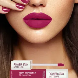 FORFOR Power Stay 12 Hours Non Transfer Velvet Matte Liquid Lipstick 4 ml - Pink Blush 10 image 3