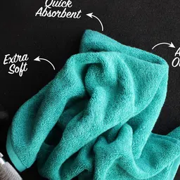 Heelium Unisex Pack of 4 Bamboo Super Soft & Quick Drying Home & Gym Hand Towel image 4