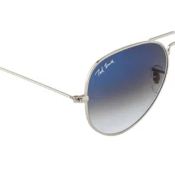 Ted Smith Unisex Blue Lens Aviator Sunglasses with UV Protected Lens AVIMAST_C21 image 4