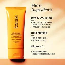 FoxTale Essentials Set Of 2 Brightening SPF 50+ PA+++Sunscreens With Vitamin C-50 ml image 5