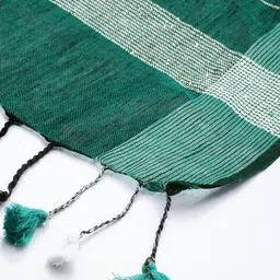 Taavi Striped Linen Dupatta with Sequinned Detail image 3