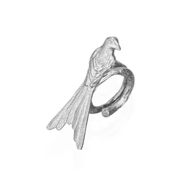 trovea's Chirp Loops Napkin Rings-Silver (Pack Of 4) image 5