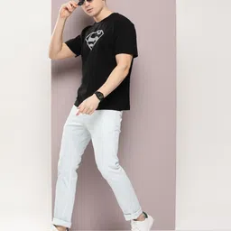 Kook N Keech Superman Men Superman Printed Pure Cotton T-shirt image 2