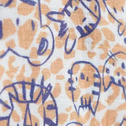 The Boo Boo Club Unisex Kids Printed Organic Muslin Jhabla & Short image 4