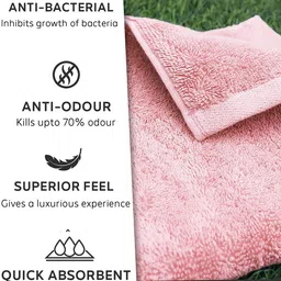 HEELIUM Unisex Super Soft & Quick Absorbent 600 GSM Bamboo Hand Towel image 4