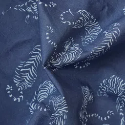 Andamen Men Premium Relaxed Fit Animal Printed Cuban Collar Casual Shirt image 3