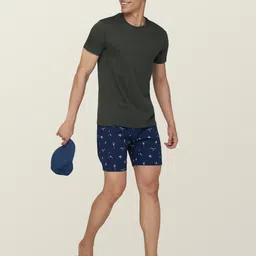 XYXX Men Pack Of 3 Printed Super Combed Cotton Boxer Shorts image 4