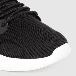 HRX by Hrithik Roshan Men Black Woven Design Street Running Shoes image 5