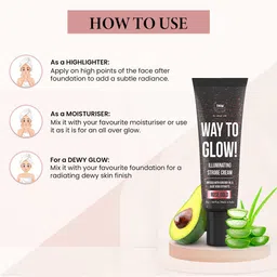 TNW the natural wash Way to Glow Illuminating Strobe Cream - Rose Gold - 25 g image 2