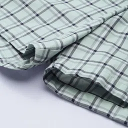 Van Heusen Women Light Checkered Plush Back Lounge Shorts image 4