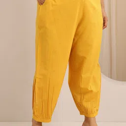 EXTRA LOVE BY LIBAS Women Ethnic Motifs Regular Thread Work Kurta with Salwar & With Dupatta image 5