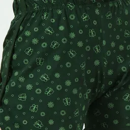 BAESD Women Pack Of 4 Conversational Printed High-Rise Pure Cotton Regular Shorts image 5